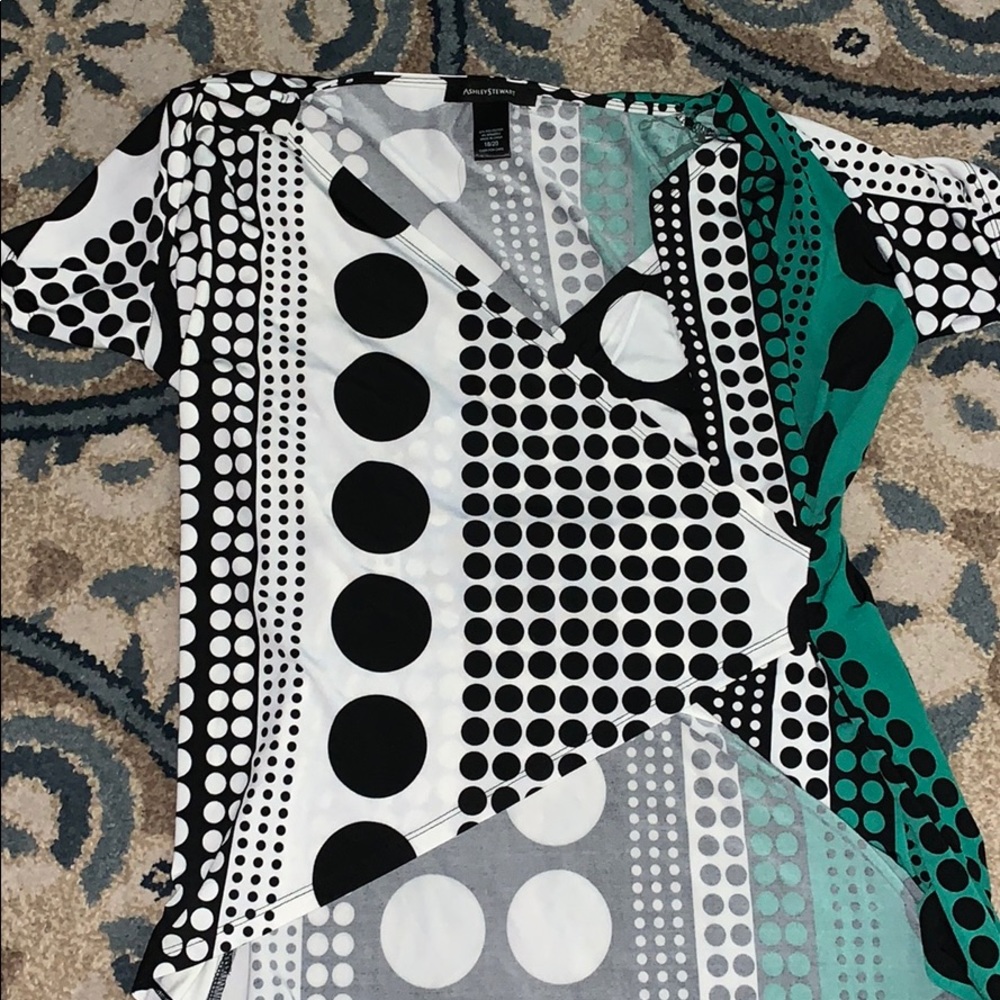 A poke dot shirt